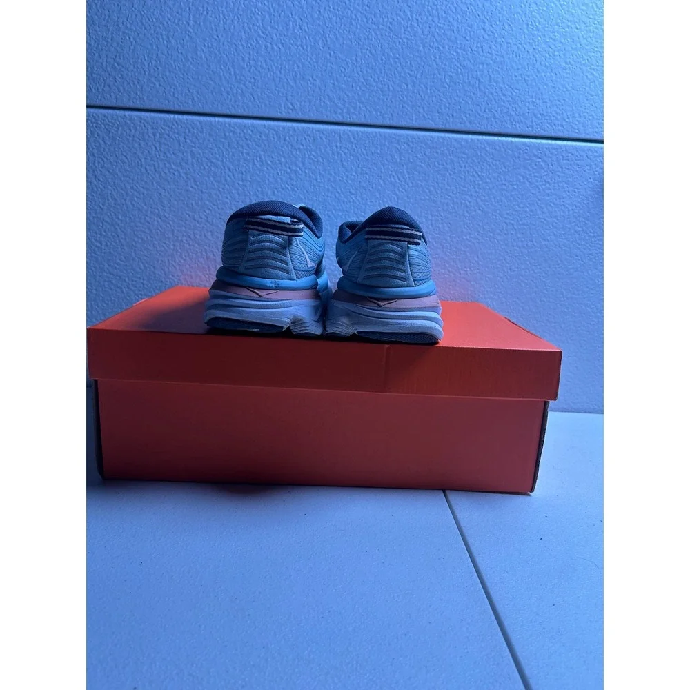 Hoka Bondi 7 Blue Fog Ombre Blue Mens 6.5 Womens 7.5 #2918